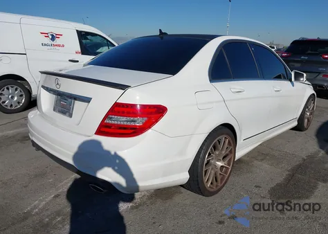 2013 Mercedes-Benz C 300 Sport 4Matic from USA, damaged, VIN WDDGF8AB6DA783455